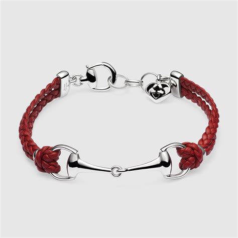 leather bracelets with horsebit gucci|Gucci Horsebit bracelet leather.